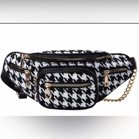 Handbags - Houndstooth Chest Bag